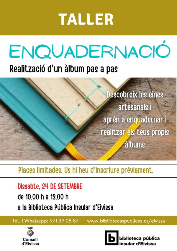 Taller de encuadernación: hacemos un álbum paso a paso